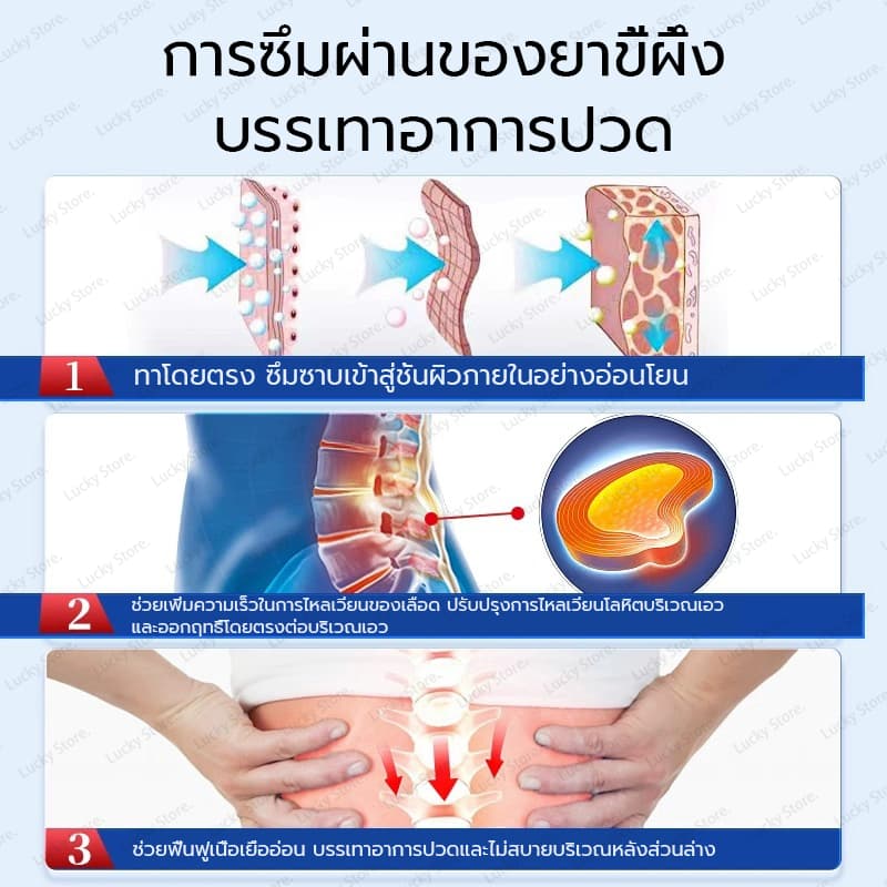 แผ่นแปะบรรเทาอาการปวดคอ ไหล่ ข้อ กระดูกสันหลัง และหมอนรองเอว ผ่อนคลายเร็ว รูปที่ 6