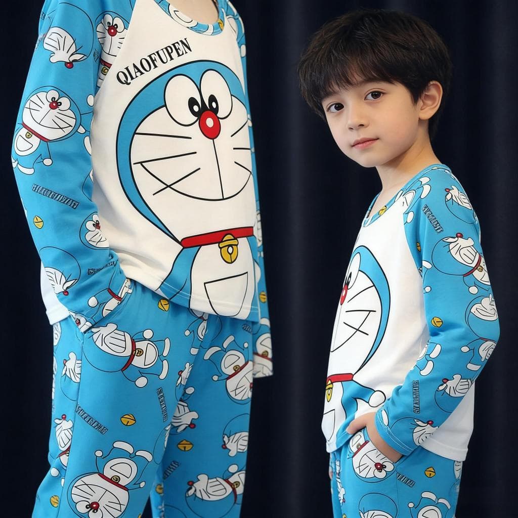 Flash Sale เสื้อผ้าเด็ก KT Cat Teen แขนยาวรอบคอสวมใส่ชุดนอนเด็กชายหรือเด็กหญิงหวานสําหรับ 5 - 6 ปี รูปที่ 3