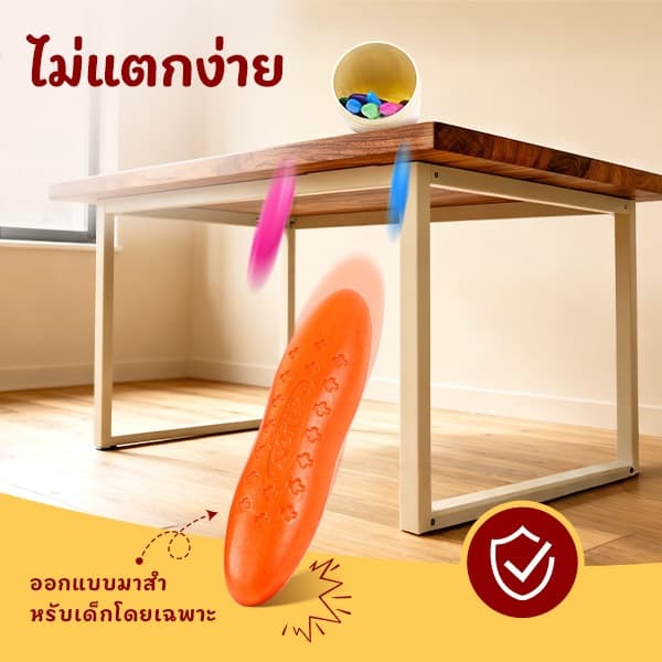 YPLUS ดินสอสีถั่วลิสงสําหรับเด็ก, ดินสอสีเด็กวัยหัดเดินล้างได้ 12 สี, ดินสอสีเด็กปลอดสารพิษ, เหมาะสําหรับเด็กอายุ 2-4, 1-3, 4-8, อุปกรณ์ศิลปะระบายสี รูปที่ 2