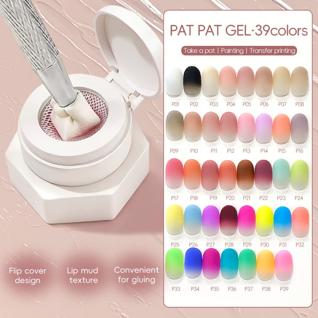 FRESCOBALDI - 39 Gradient Cushion Gel Nail Polishes, เหมาะสำหรับร้านทำเล็บและใช้ในชีวิตประจำวัน รูปที่ 1