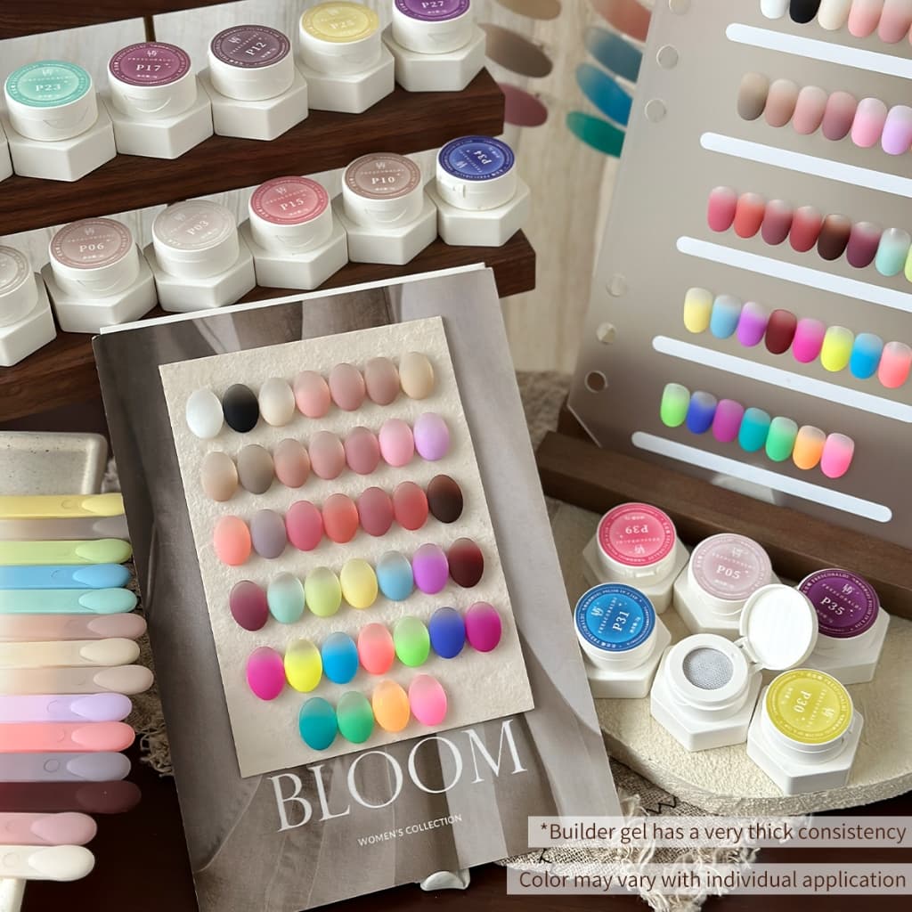 FRESCOBALDI - 39 Gradient Cushion Gel Nail Polishes, เหมาะสำหรับร้านทำเล็บและใช้ในชีวิตประจำวัน รูปที่ 3
