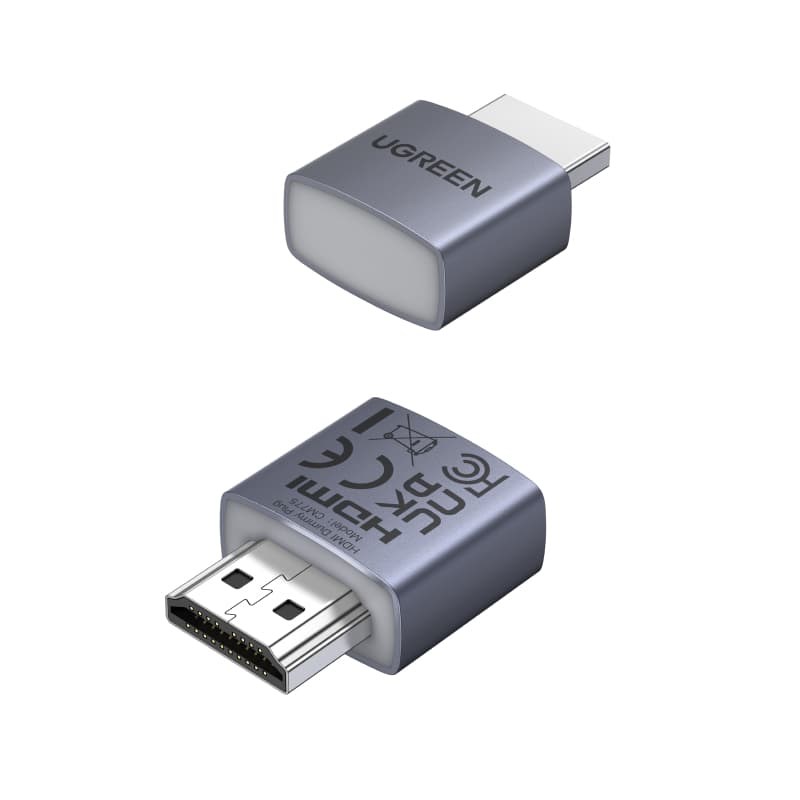 UGREEN HDMI Dummy Plug 4K60Hz ความละเอียดที่กําหนดเอง ปลั๊กแอนด์เพลย์ Dummy Plug พร้อม LED รองรับ Windows, macOS & Linux รูปที่ 3