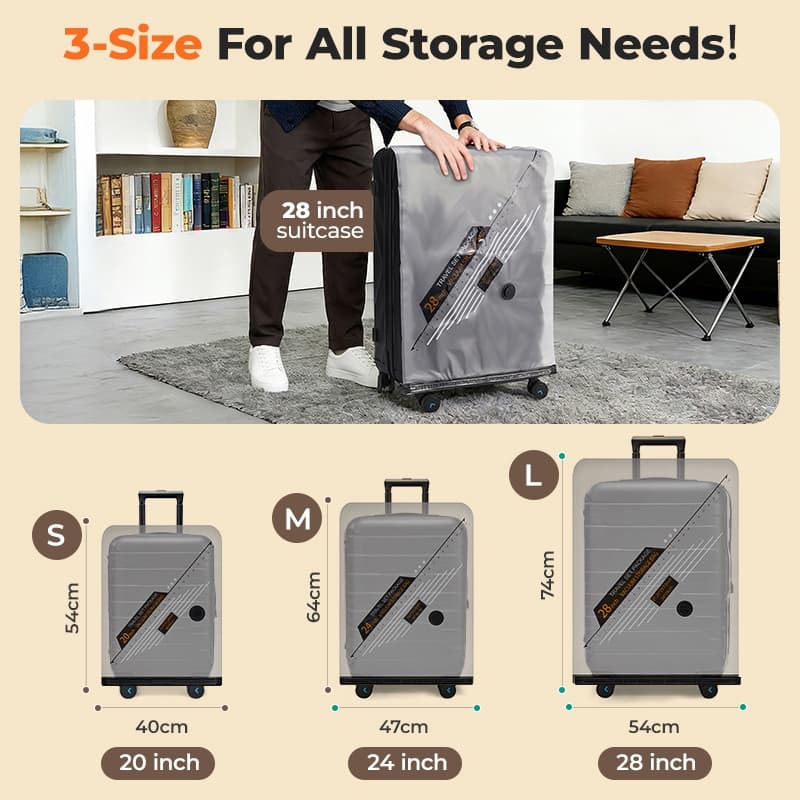 BAGSMART ชุดกระเป๋าเก็บข้อมูลเดินทางแบบปั๊มไร้สายแบบชาร์จไฟได้, กระเป๋าประหยัดพื้นที่แบบพกพา 21 ชุดสำหรับการเดินทางและบ้าน, กระเป๋าซีลสูญญากาศสำหรับเสื้อผ้ รูปที่ 3