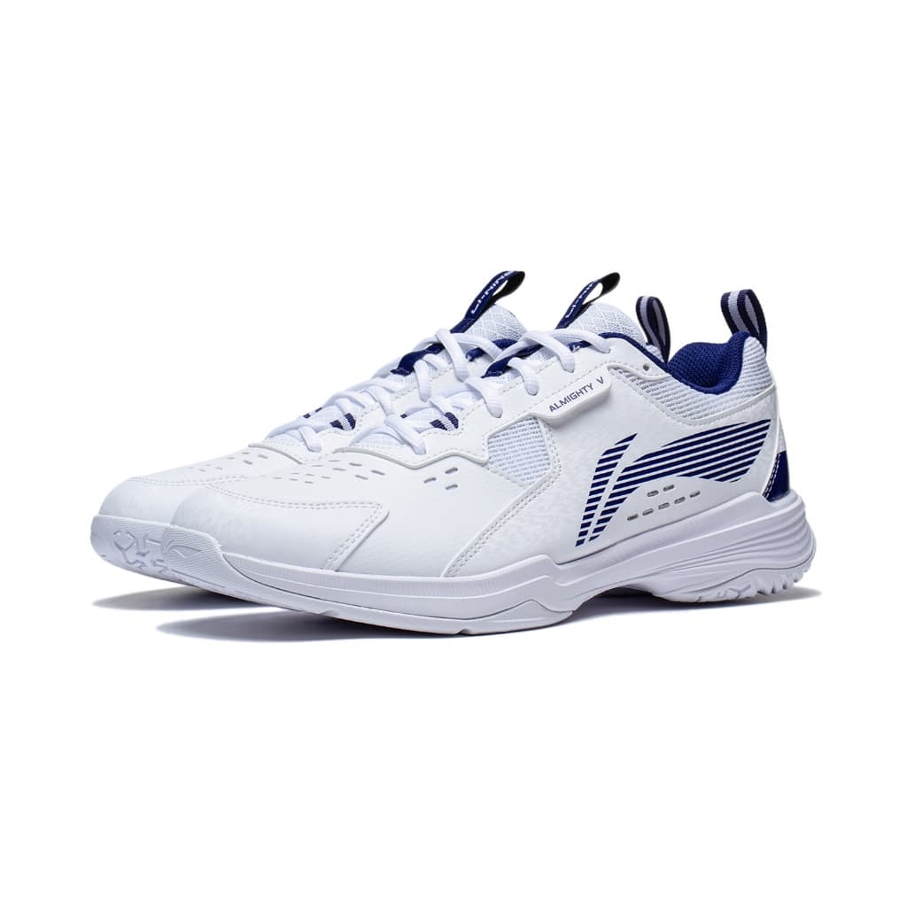LI-NING ALMIGHTY 5 รองเท้าแบดมินตันมืออาชีพ Unisex สำหรับการฝึกซ้อม AYTT001 รูปที่ 5
