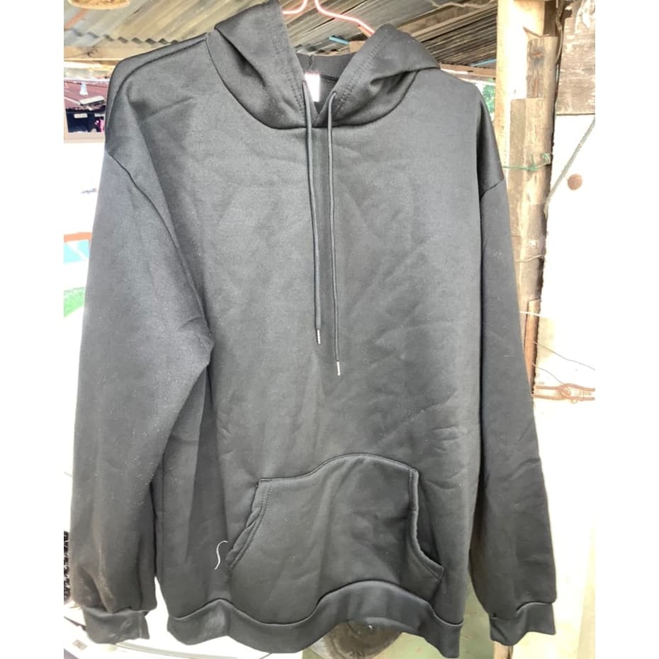 เสื้อกันหนาวแขนยาว มีฮู้ด สีพื้น แฟชั่นสำหรับผู้ชาย ไซซ์ M-5XL รูปที่ 8