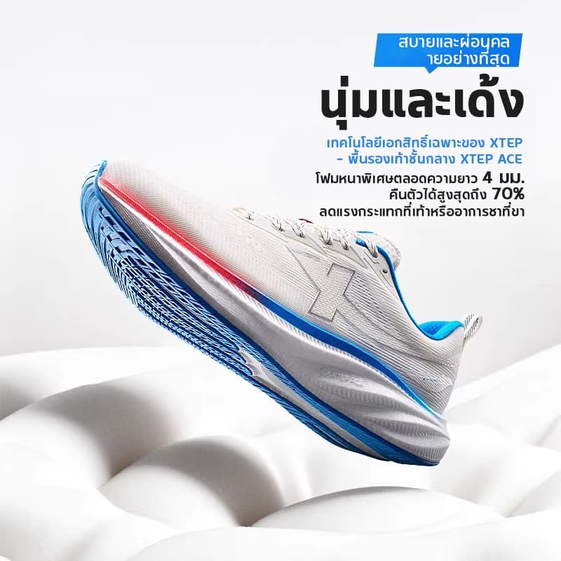 Pioneer 2.0 | รองเท้าวิ่งผู้ชาย ดีไซน์ลดแรงกระแทกด้วยน้ำหนักเบา สบายในการทดสอบสมรรถนะและวิ่งทั่วไป รูปที่ 4