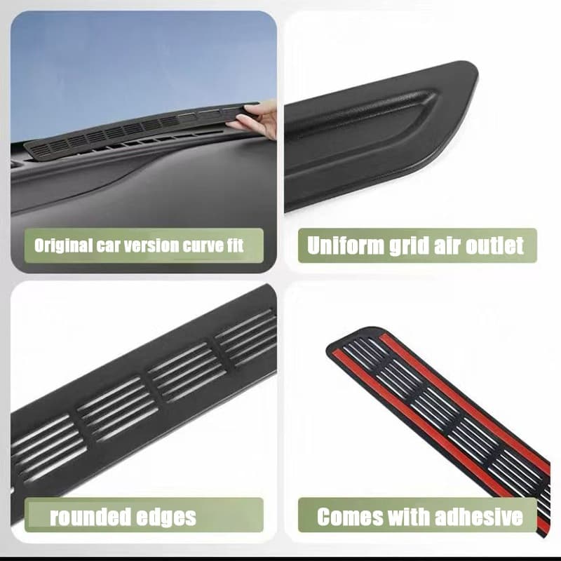 ZLWR เหมาะสําหรับ Geely ex2 แผงหน้าปัด air outlet ฝาครอบป้องกัน central control สติกเกอร์ป้องกันกันฝุ่นอุปกรณ์ดัดแปลงอุปกรณ์ตกแต่ง รูปที่ 5