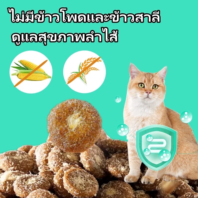Deeploveอาหารแมว อาหารเม็ดแมวPremium Holistic โปรตีน 30% อาหารแมวไม่เค็ม catfood1kgเหมาะสำหรับแมวอายุมากกว่า 1 เดือนทุกตัว ต่ำเกินไซเดียม รูปที่ 8