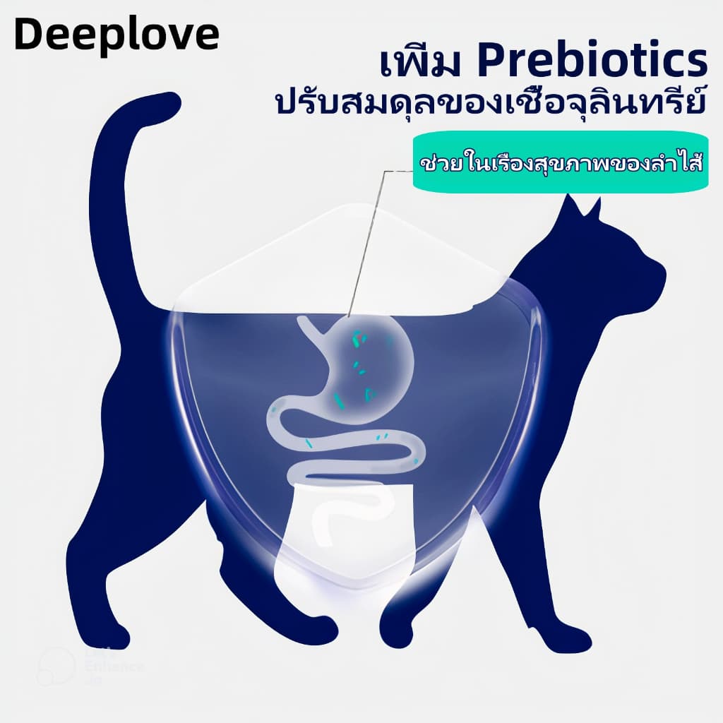 Deeploveอาหารแมว อาหารเม็ดแมวPremium Holistic โปรตีน 30% อาหารแมวไม่เค็ม catfood1kgเหมาะสำหรับแมวอายุมากกว่า 1 เดือนทุกตัว ต่ำเกินไซเดียม รูปที่ 7