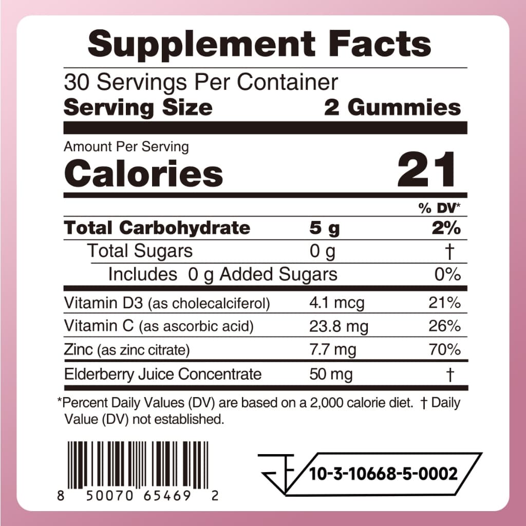 Nature’s Key Elderberry + Zinc Gummies เสริมภูมิคุ้มกัน บำรุงร่างกายให้แข็งแรง รสอร่อย ทานง่าย รูปที่ 9