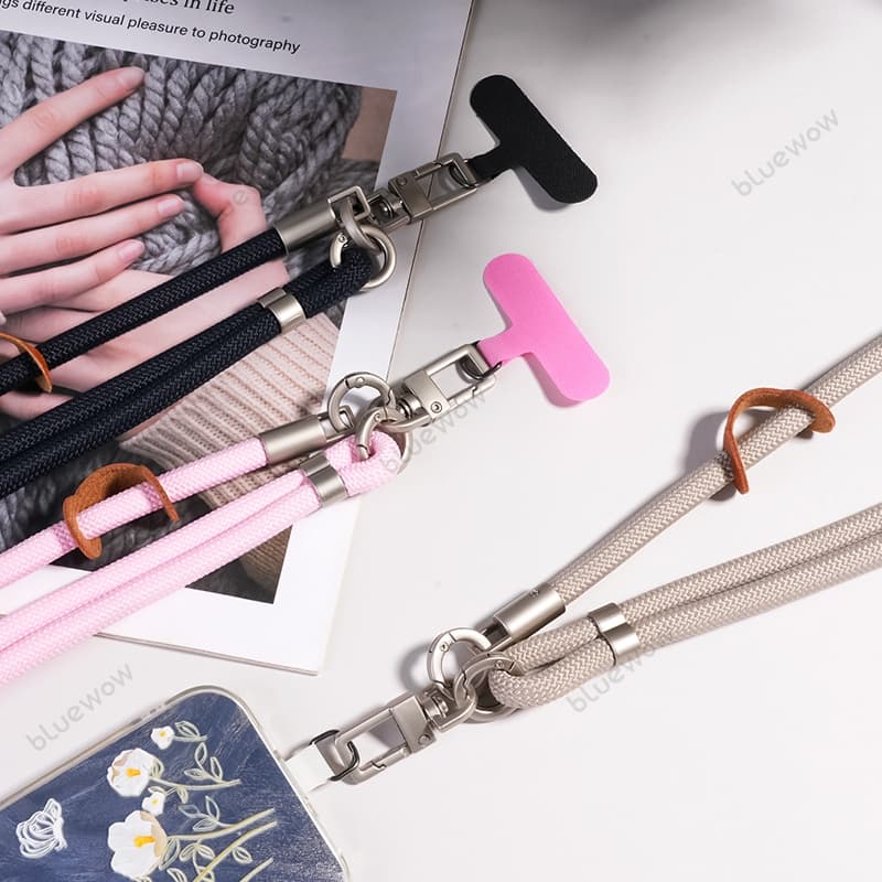 BlueWow Cross-body โทรศัพท์มือถือ Lanyard สายคล้องไหล่กว้างปรับความยาว High-End กระเป๋ากล้อง lanyard Anti-Lost Handy เครื่องมือ Lanyard รูปที่ 6