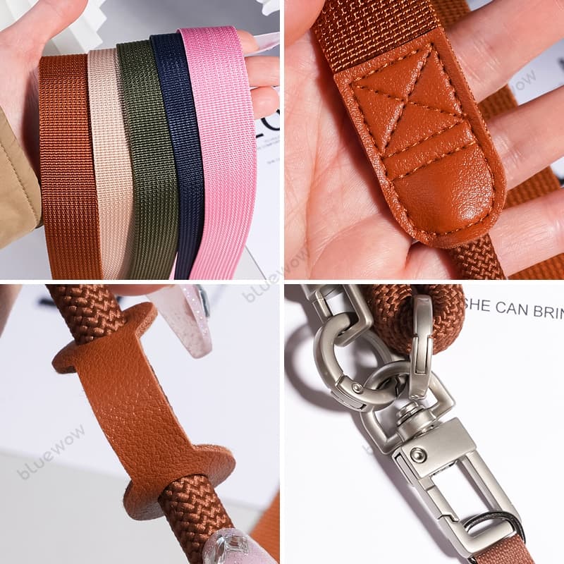 BlueWow Cross-body โทรศัพท์มือถือ Lanyard สายคล้องไหล่กว้างปรับความยาว High-End กระเป๋ากล้อง lanyard Anti-Lost Handy เครื่องมือ Lanyard รูปที่ 7