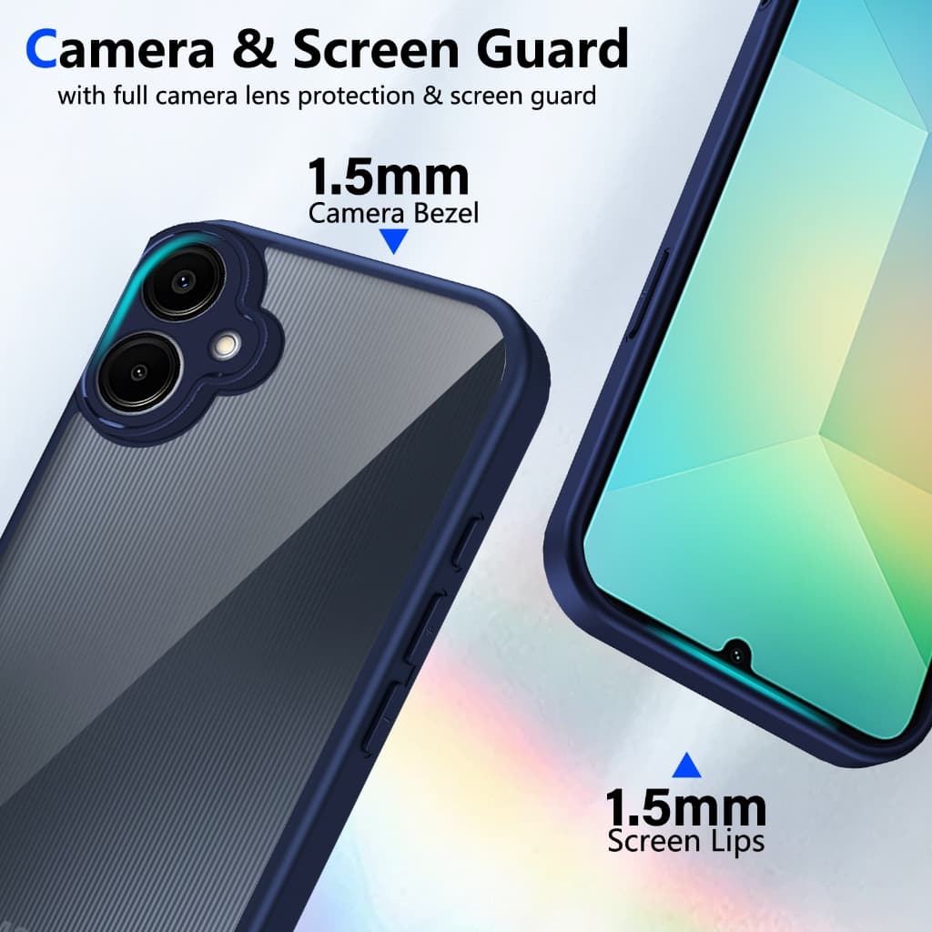 สําหรับ Samsung Galaxy A07 A06 A05s 4G 5G Matte เคสโทรศัพท์ Tpu Soft-edge Anti-fall ป้องกันกันกระแทกโปร่งแสง Anti Scratch รูปที่ 8