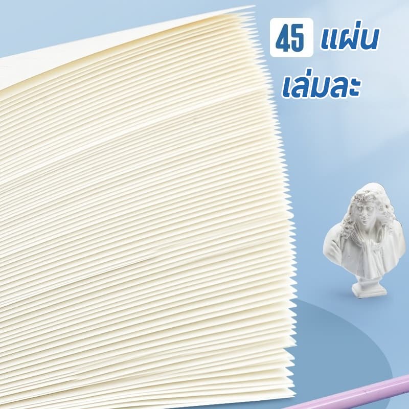 สมุดวาดภาพ สมุดสเก็ตช์ภาพ วาดภาพ sketchbook สมุดสเก็ตช์ภาพ สมุดฉีกไม่มีเส้น สมุดบันทึก สมุดสเก็ตช์ภาพ โมเนต์ ความประทับใจ ขนาด ก4 อุปกรณ์การเรียน สมุดวาดรูปกราฟฟิตี รูปที่ 7