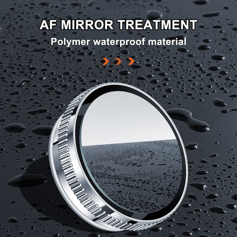 SEAMETAL 2 ชิ้น กระจกมองหลังรถ เลนส์มุมกว้าง กระจกมองจุดอับ 360° พร้อมที่ดูด ใช้จอดรถและมองหลัง รูปที่ 8