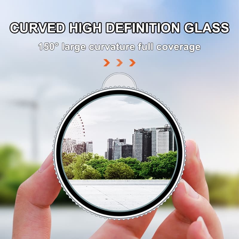 SEAMETAL 2 ชิ้น กระจกมองหลังรถ เลนส์มุมกว้าง กระจกมองจุดอับ 360° พร้อมที่ดูด ใช้จอดรถและมองหลัง รูปที่ 2