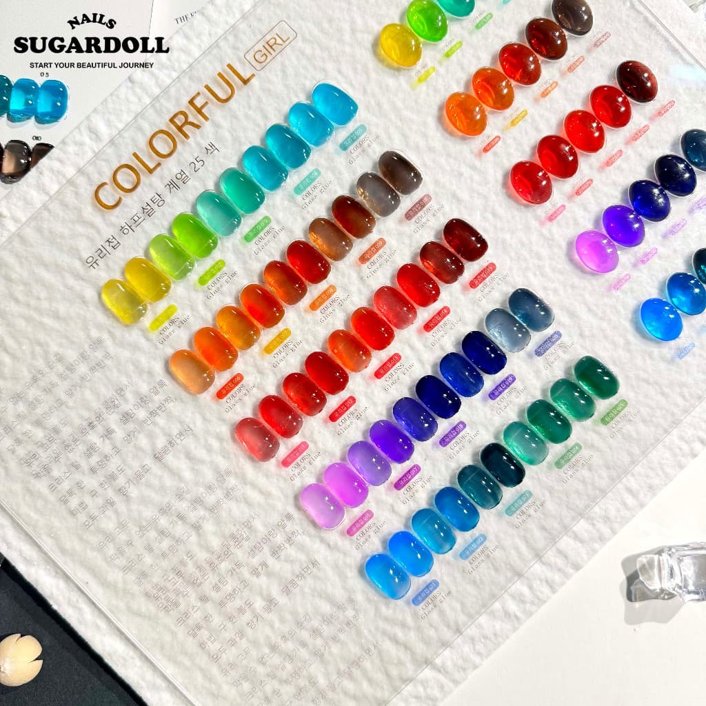 ในBangkok สีเจลไซรัป 25 สี COLORFUL GIRL สีทาเล็บเจล สีลูกกวาด สีเจลทาเล็บ รูปที่ 2