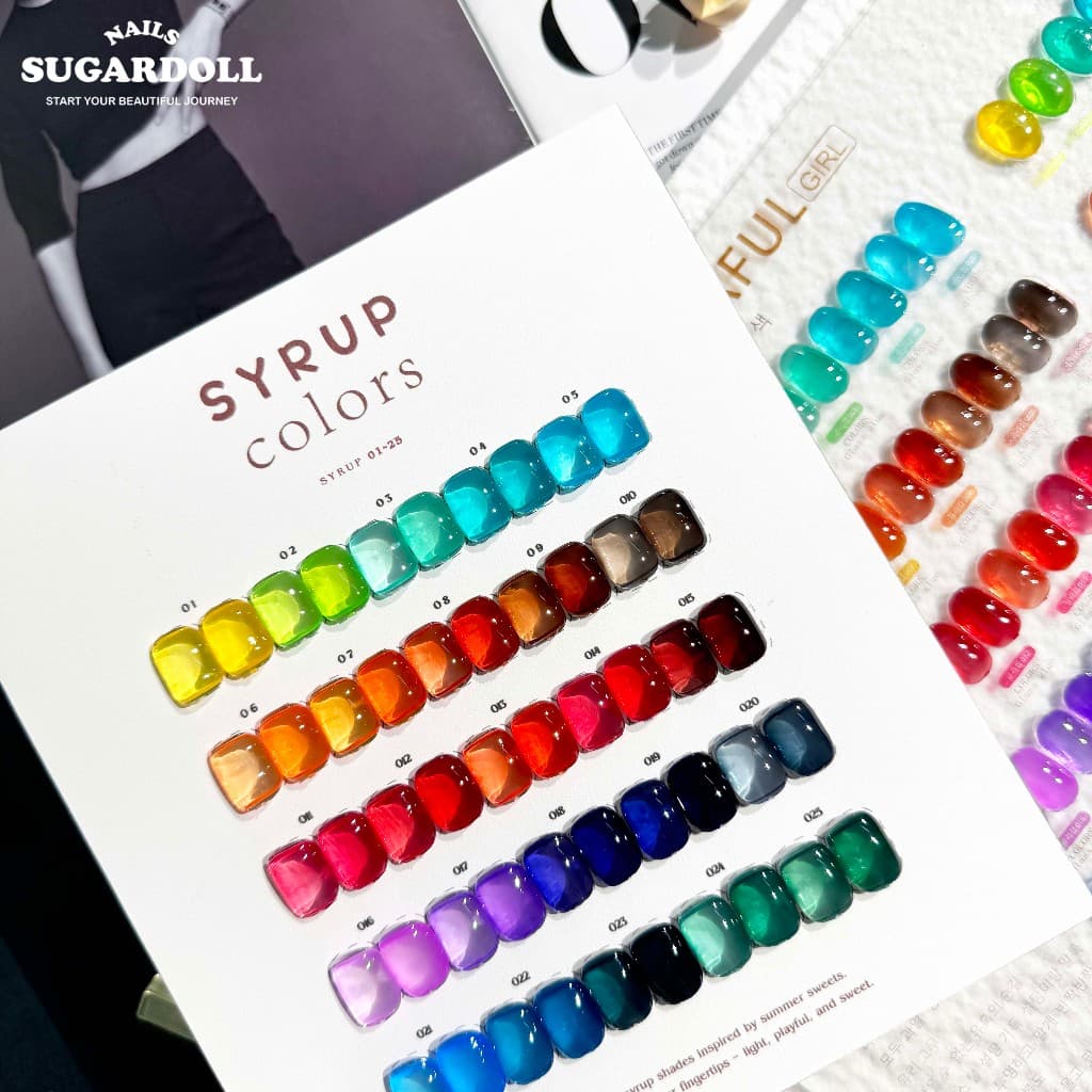 ในBangkok สีเจลไซรัป 25 สี COLORFUL GIRL สีทาเล็บเจล สีลูกกวาด สีเจลทาเล็บ รูปที่ 3