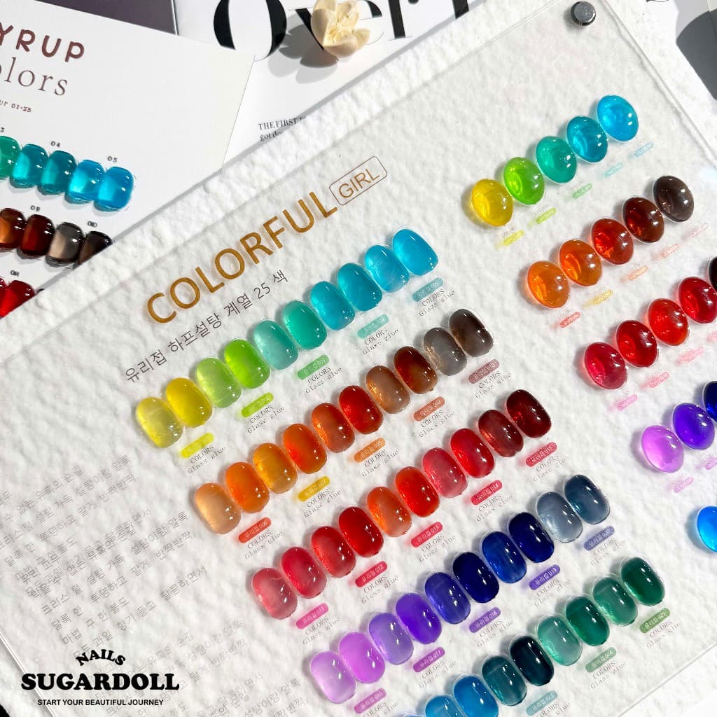 ในBangkok สีเจลไซรัป 25 สี COLORFUL GIRL สีทาเล็บเจล สีลูกกวาด สีเจลทาเล็บ รูปที่ 4