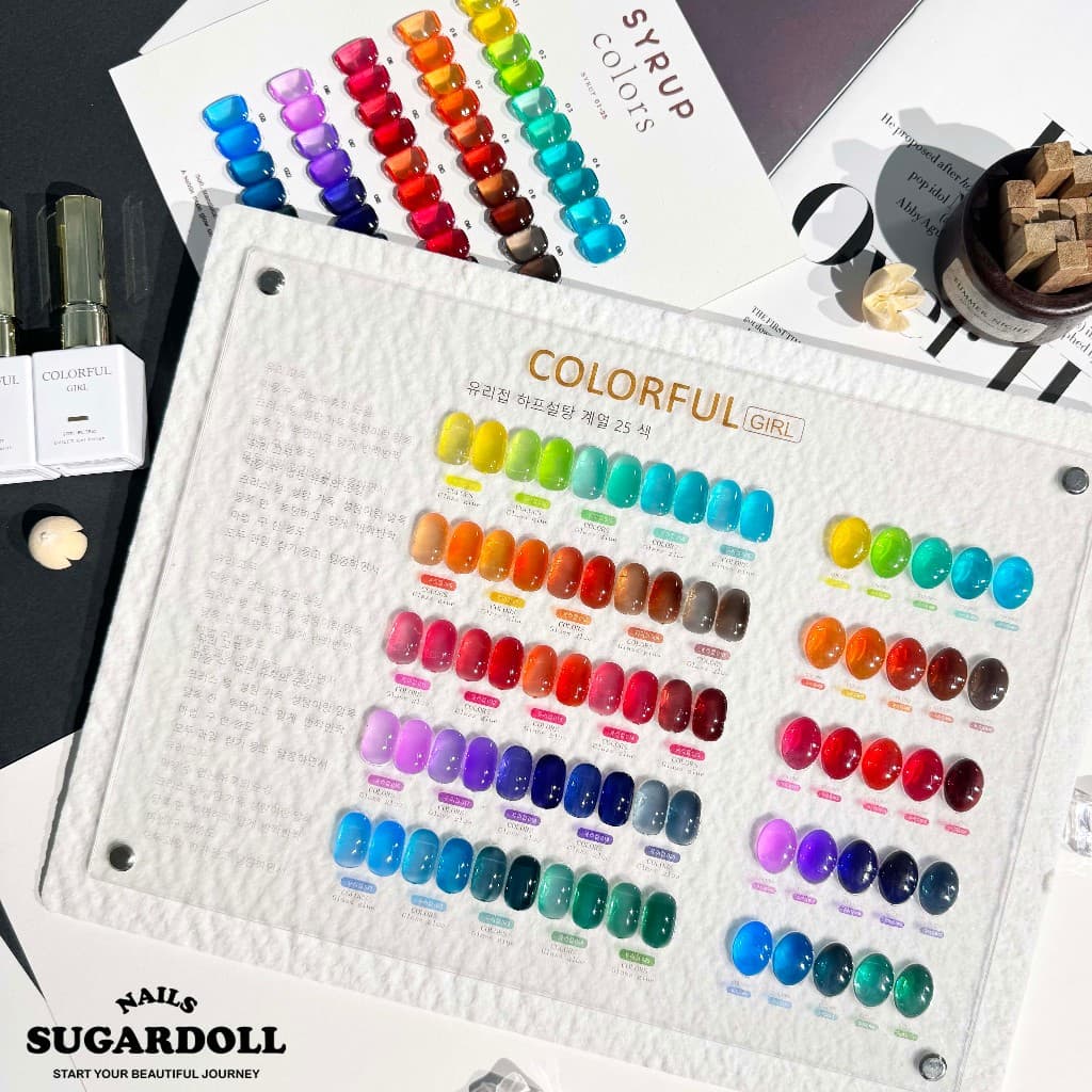 ในBangkok สีเจลไซรัป 25 สี COLORFUL GIRL สีทาเล็บเจล สีลูกกวาด สีเจลทาเล็บ รูปที่ 7