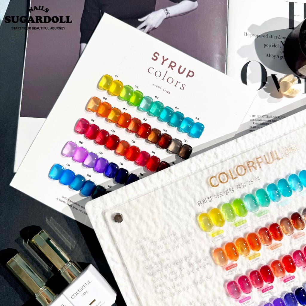 ในBangkok สีเจลไซรัป 25 สี COLORFUL GIRL สีทาเล็บเจล สีลูกกวาด สีเจลทาเล็บ รูปที่ 6