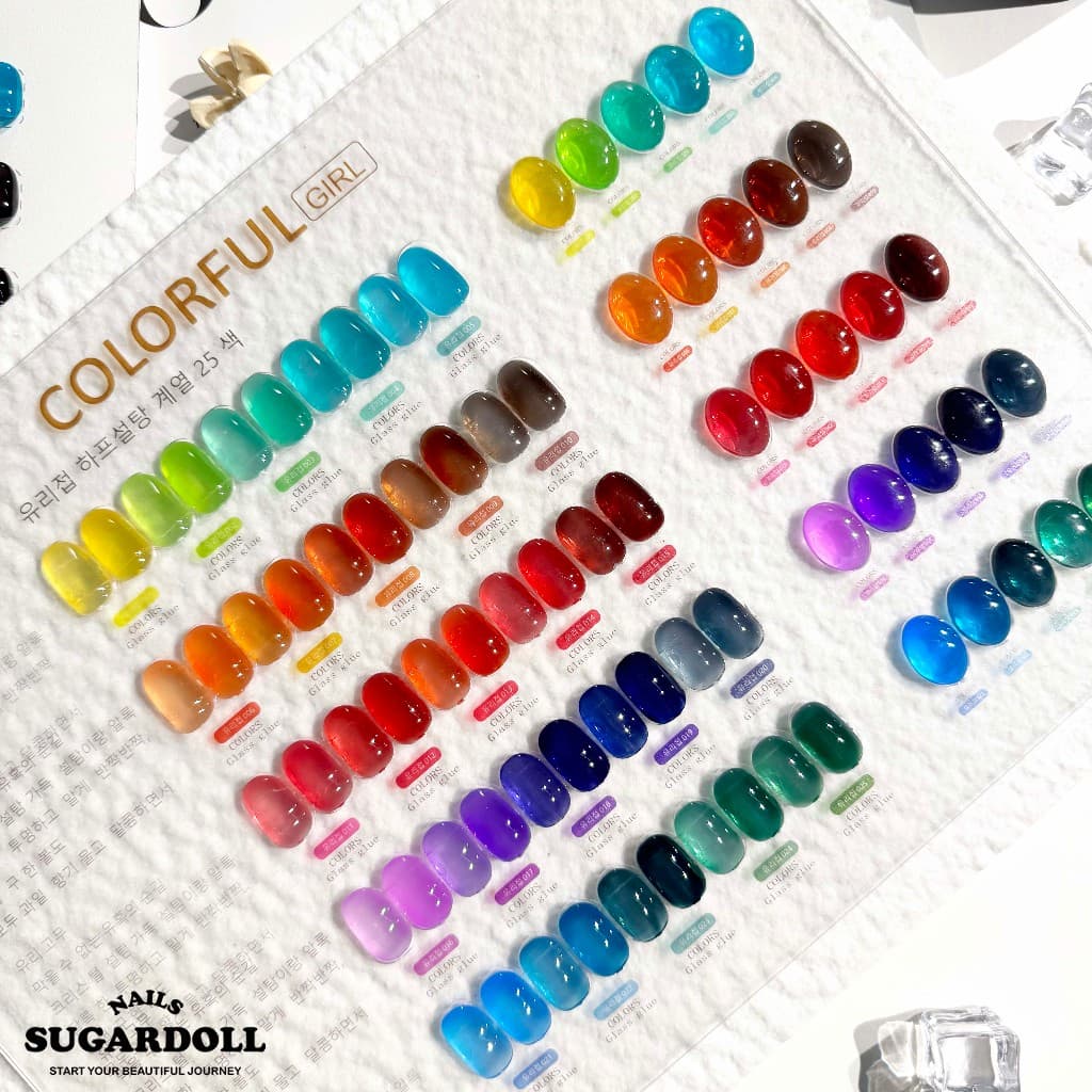 ในBangkok สีเจลไซรัป 25 สี COLORFUL GIRL สีทาเล็บเจล สีลูกกวาด สีเจลทาเล็บ รูปที่ 5
