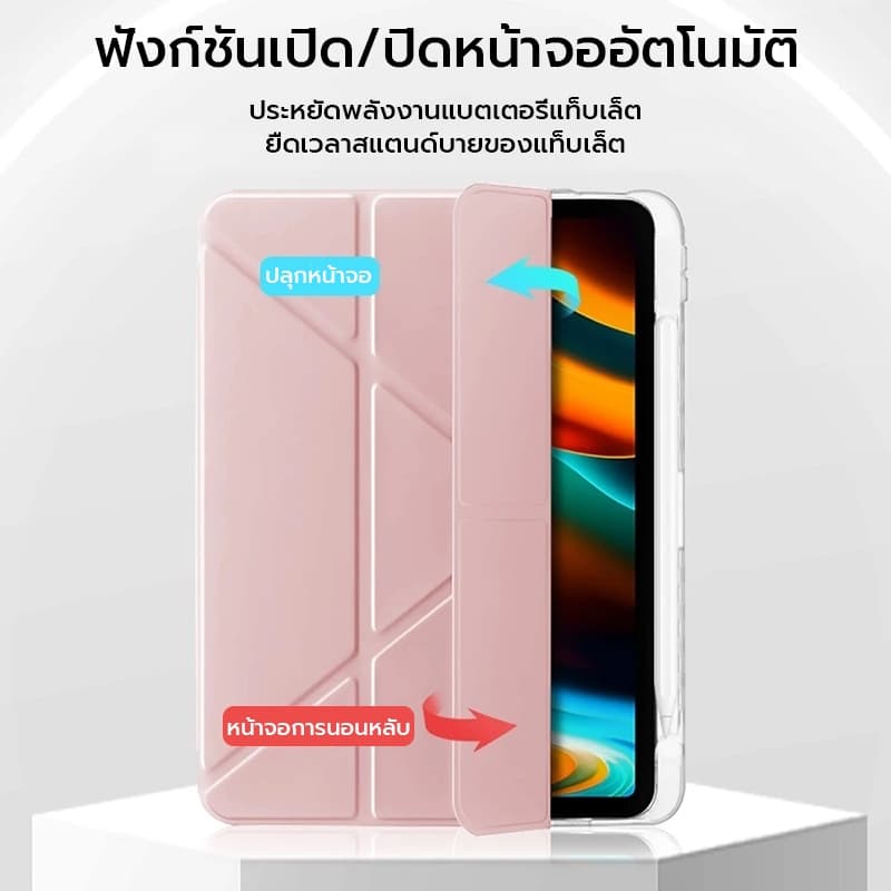 OSGEERเคส iPad Air 8/7 M4/M3 11นิ้ว 16 โหมดพับ เคส iPad Air 8 M4 11นิ้ว เปิด/ปิดหน้าจออัตโนมัติ, สําหรับ iPad Air 11, Pro 11th Gen และหลายรุ่น เคสไอแพด เคส iPad รูปที่ 7