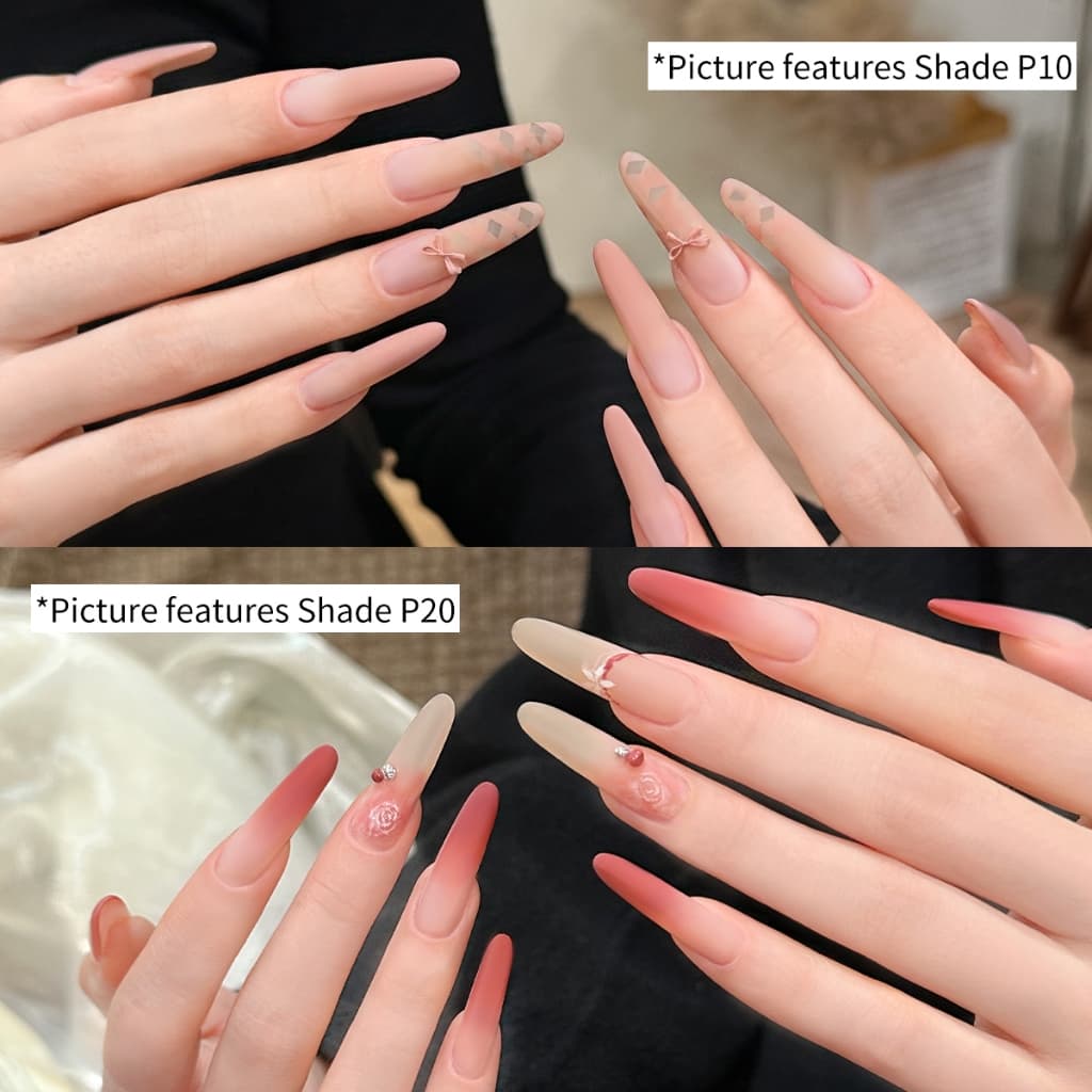 FRESCOBALDI - New cushion-style solid color gradient gel nail polish ชุดสี 39 สี เหมาะสำหรับร้านทำเล็บและใช้เองที่บ้าน รูปที่ 9