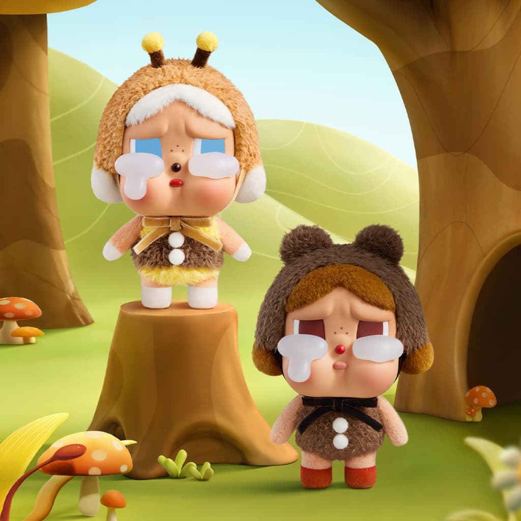 POP MART CRYBABY Crying Again Series-Vinyl Face Plush Blind Box Action Toys Figure Birthday Gift Kid Toy รูปที่ 2