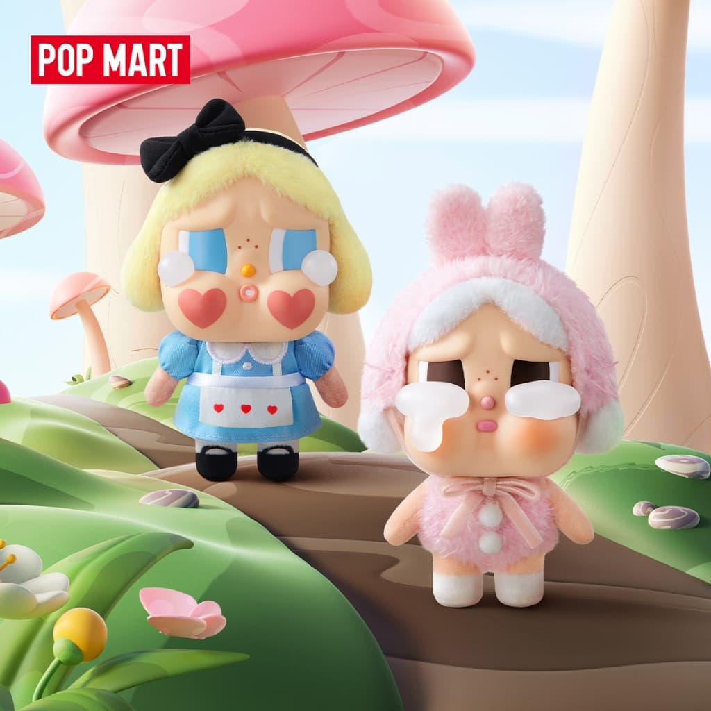 POP MART CRYBABY Crying Again Series-Vinyl Face Plush Blind Box Action Toys Figure Birthday Gift Kid Toy รูปที่ 1