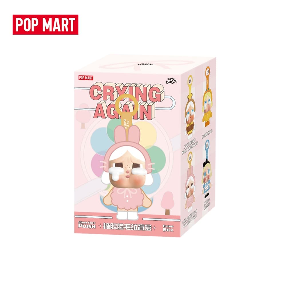 POP MART CRYBABY Crying Again Series-Vinyl Face Plush Blind Box Action Toys Figure Birthday Gift Kid Toy รูปที่ 8