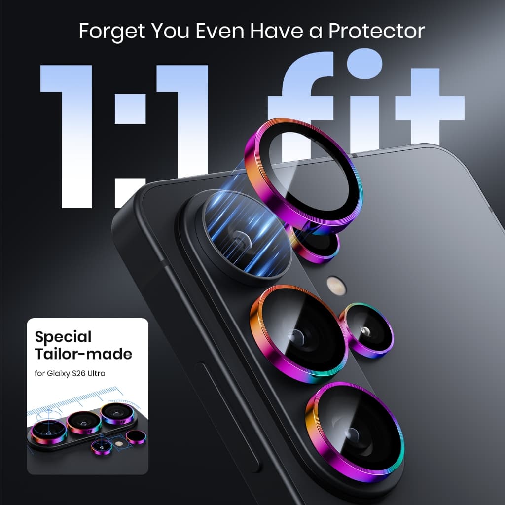 WSKEN 5pcs กล้องหลัง Samsung S26Ultra S25Ultra ฟิล์มกระจก เอชดี 9H การป้องกันการตก Camera Lens ป้องกันแสงสะท้อน for ซัมซุง S24Ultra ฟิล์มกล้อง รูปที่ 5