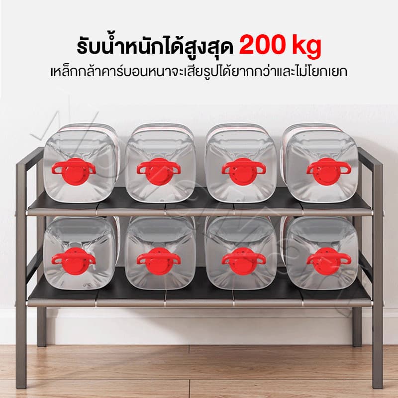 ชั้นวางของใต้ซิงค์ สแตนเลส ยืดหดได้ถึง 88cm ชั้นวางอเนกประสงค์ สำหรับห้องครัวและห้องน้ำ รูปที่ 4