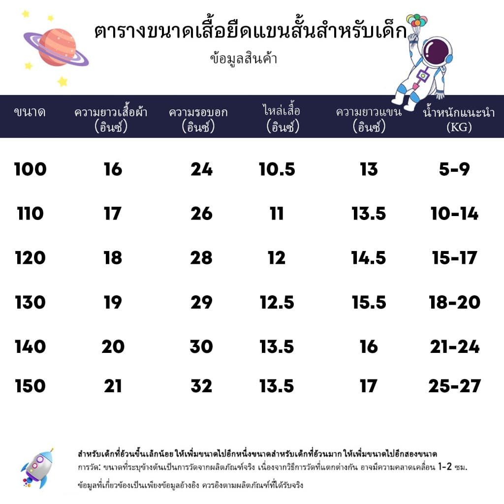 NASA เสื้อแขนยาวเด็ก Judy Nick ลายการ์ตูน เสื้อยืดแขนยาวสีขาว cotton 100% ระบายอากาศดี ใส่ได้ทั้งเด็กชาย-หญิง รูปที่ 9