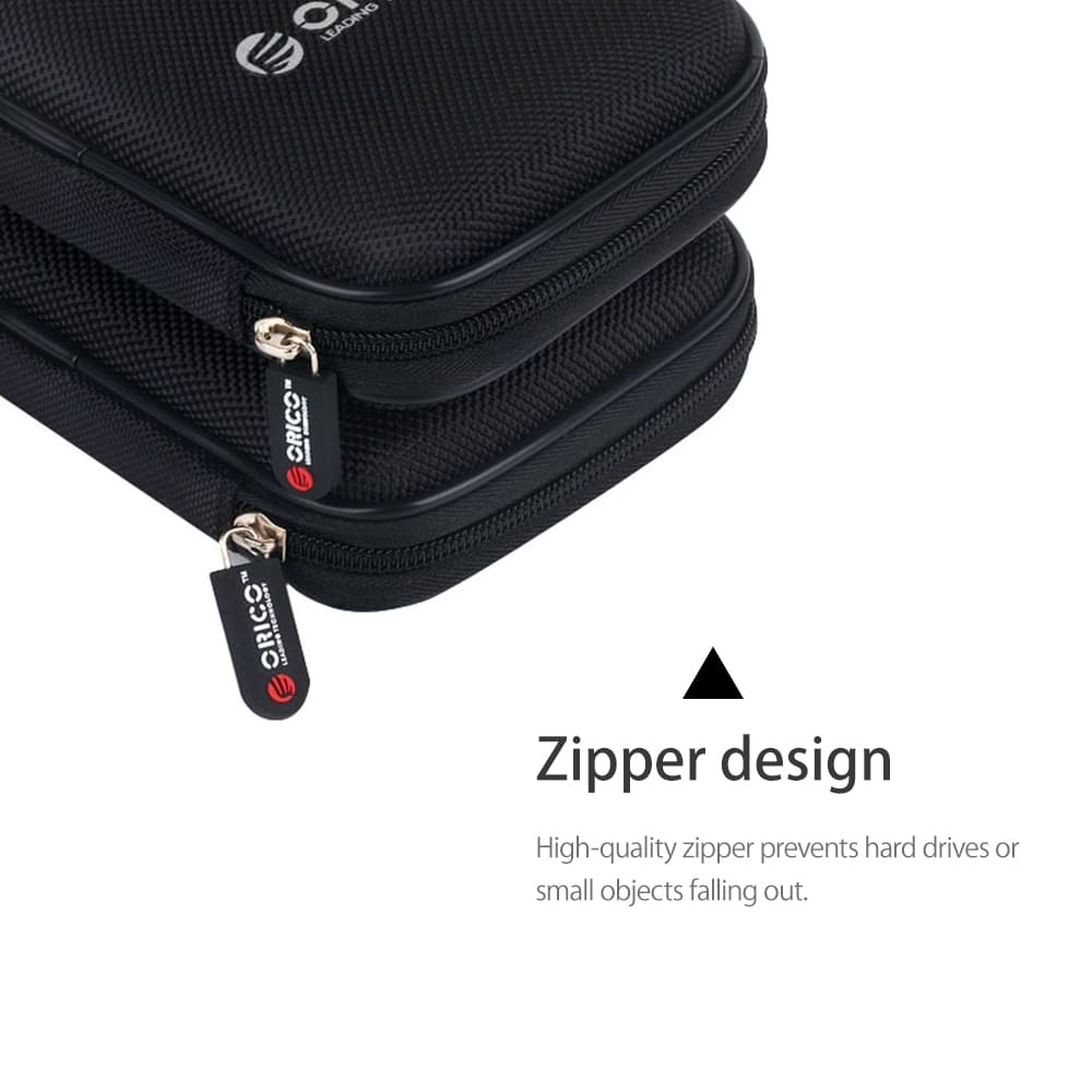 ORICO กระเป๋าป้องกันฮาร์ดไดรฟ์สําหรับ 2.5 นิ้ว HDD/SSD กระเป๋าเก็บของแบบพกพา รูปที่ 3