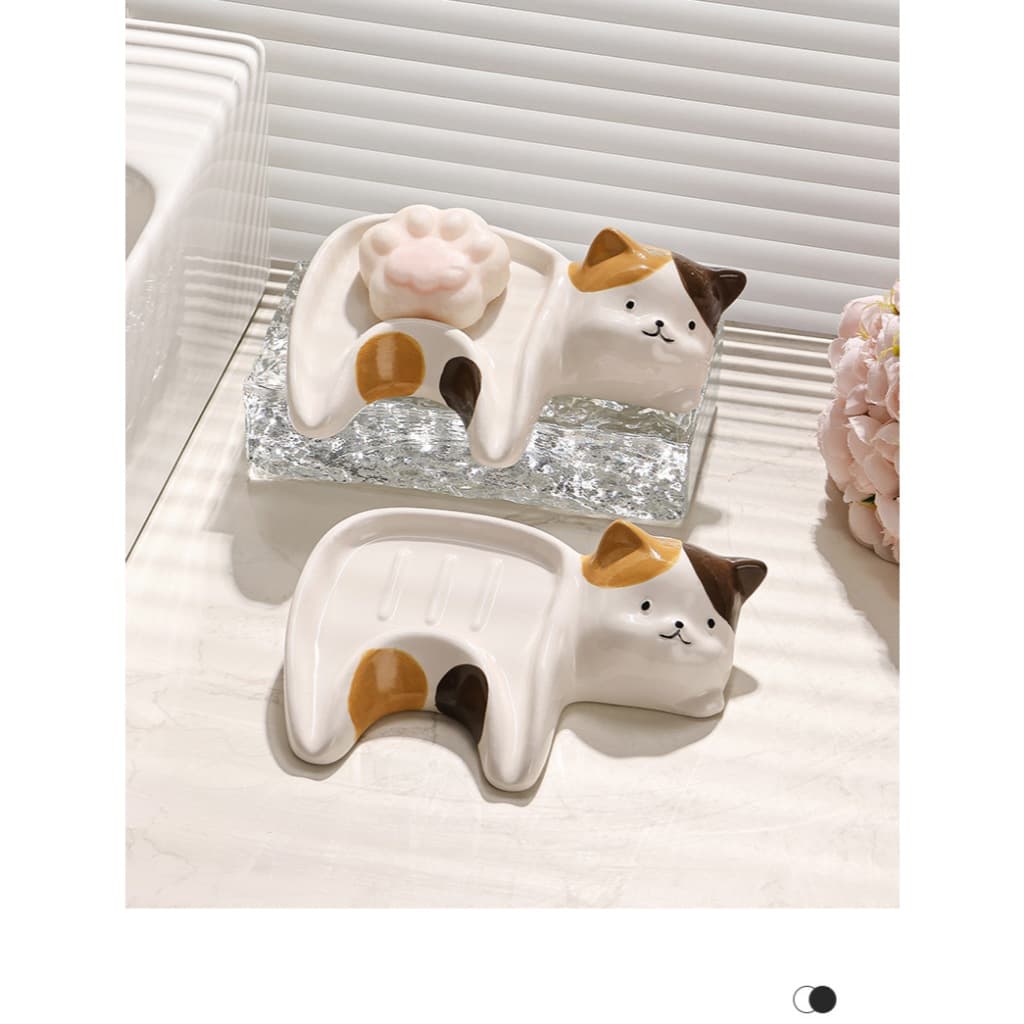 #ที่แขวนแปรงสีฟัน#ที่เก็บของในห้องน้ําที่ใส่แปรงสีฟันเซรามิกกล่องสบู่กล่องสบู่ รูปที่ 7