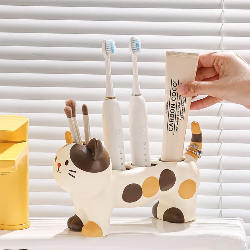 #ที่แขวนแปรงสีฟัน#ที่เก็บของในห้องน้ําที่ใส่แปรงสีฟันเซรามิกกล่องสบู่กล่องสบู่ รูปที่ 3