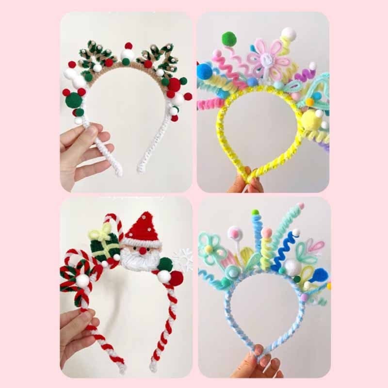ลวดกำมะหยี่DIY 100ชิ้น เส้นขนฟูChenilleไม่หลุดร่วง นุ่ม ดัดง่าย ใช้สร้างสรรค์งานศิลปะได้ทุกเพศทุกวัย รูปที่ 8