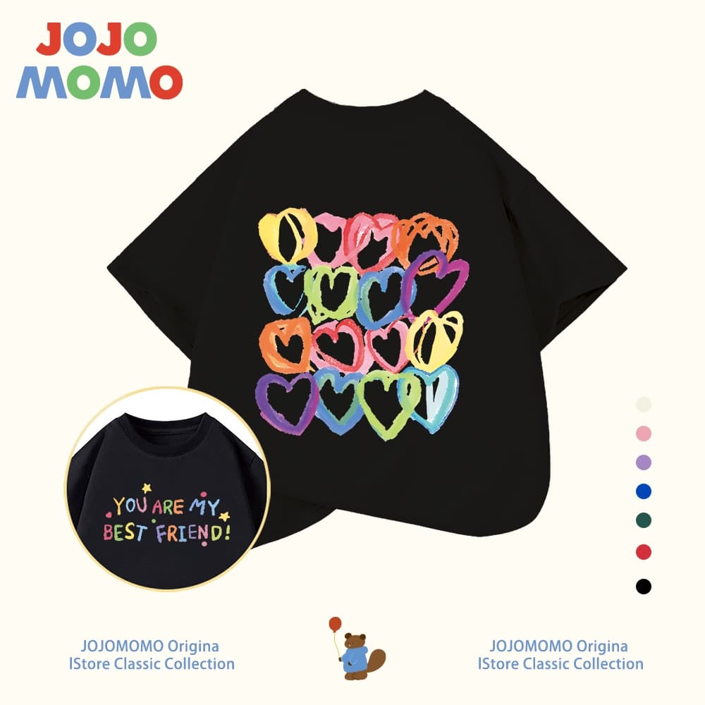 เสื้อยืดสั้นแม่ลูก เสื้อยืดเด็ก ผ้าฝ้าย 100% ใส่สบาย ระบายอากาศ เหมาะเที่ยวครอบครัว พร้อมหน้าพร้อมตา ส่งด่วนภายใน 24 ชม. จากกทม รูปที่ 5