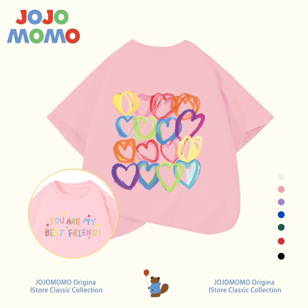 เสื้อยืดสั้นแม่ลูก เสื้อยืดเด็ก ผ้าฝ้าย 100% ใส่สบาย ระบายอากาศ เหมาะเที่ยวครอบครัว พร้อมหน้าพร้อมตา ส่งด่วนภายใน 24 ชม. จากกทม รูปที่ 6