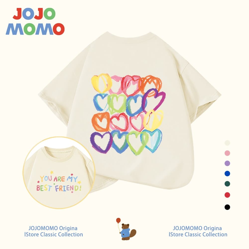 เสื้อยืดสั้นแม่ลูก เสื้อยืดเด็ก ผ้าฝ้าย 100% ใส่สบาย ระบายอากาศ เหมาะเที่ยวครอบครัว พร้อมหน้าพร้อมตา ส่งด่วนภายใน 24 ชม. จากกทม รูปที่ 7