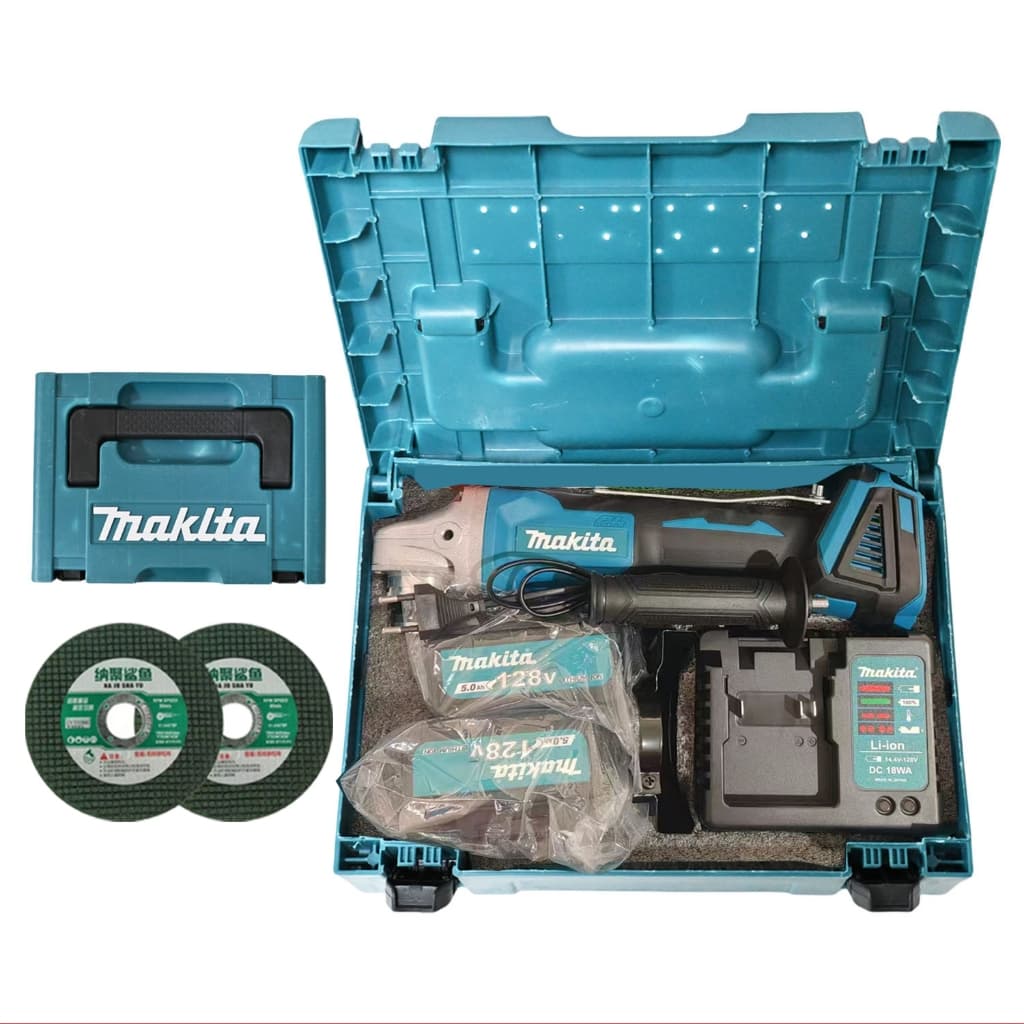 Makita ชุดเครื่องมือไฟ ดู -เครื่องแต่ละเครื่องมาพร้อมกับแบตเตอรี่สองก้อน-ชุดเครื่องมือไร้สาย รูปที่ 2
