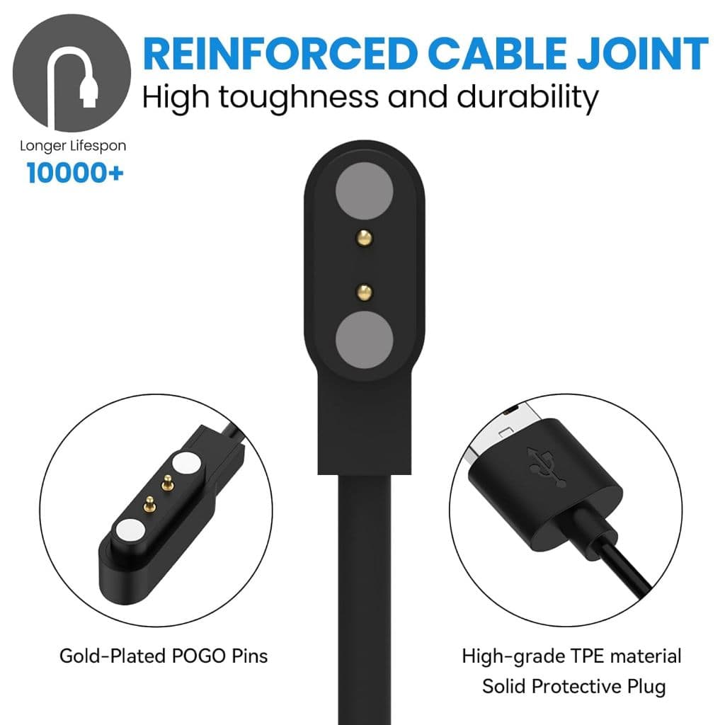 สายชาร์จสําหรับ Goojodoq Watch FB058 FB059 FB060 FB033 Smartwatch Magnetic Charger Cord รูปที่ 5