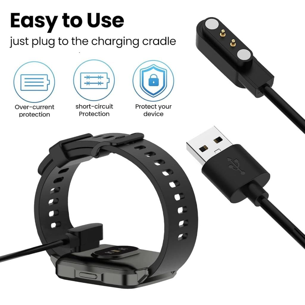 สายชาร์จสําหรับ Goojodoq Watch FB058 FB059 FB060 FB033 Smartwatch Magnetic Charger Cord รูปที่ 4