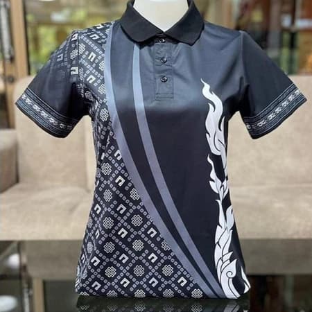 เสื้อเร็วแห้ง เสื้อโปโลสำหรับผู้หญิง ออกแบบมาให้มีการระบายอากาศที่ยอดเยี่ยม รูปที่ 4