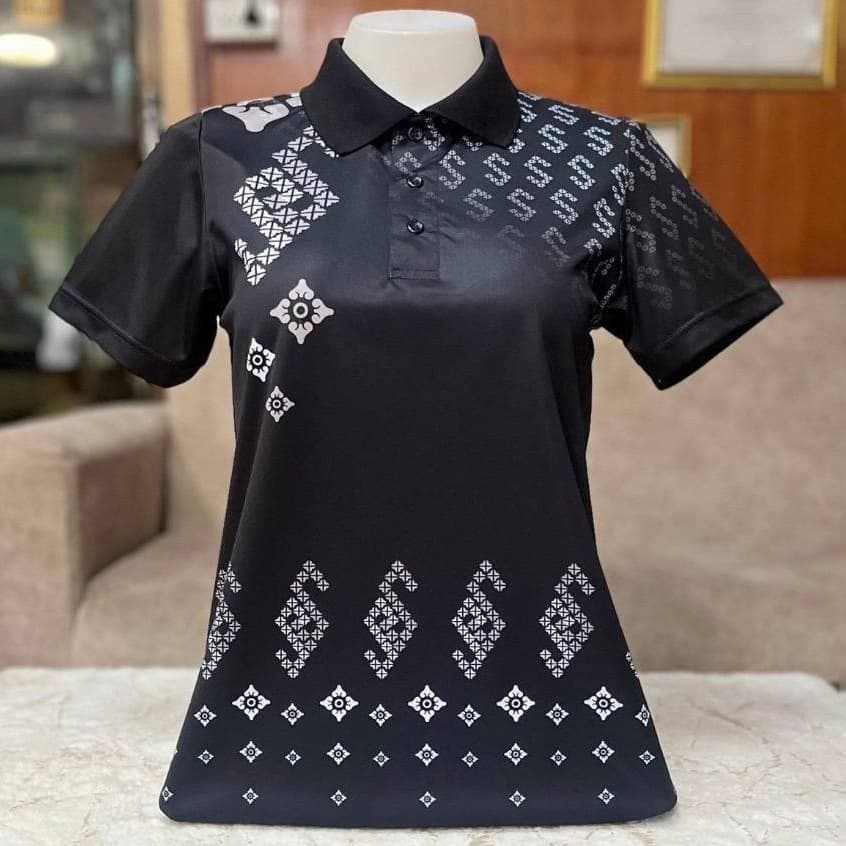 เสื้อเร็วแห้ง เสื้อโปโลสำหรับผู้หญิง ออกแบบมาให้มีการระบายอากาศที่ยอดเยี่ยม รูปที่ 1