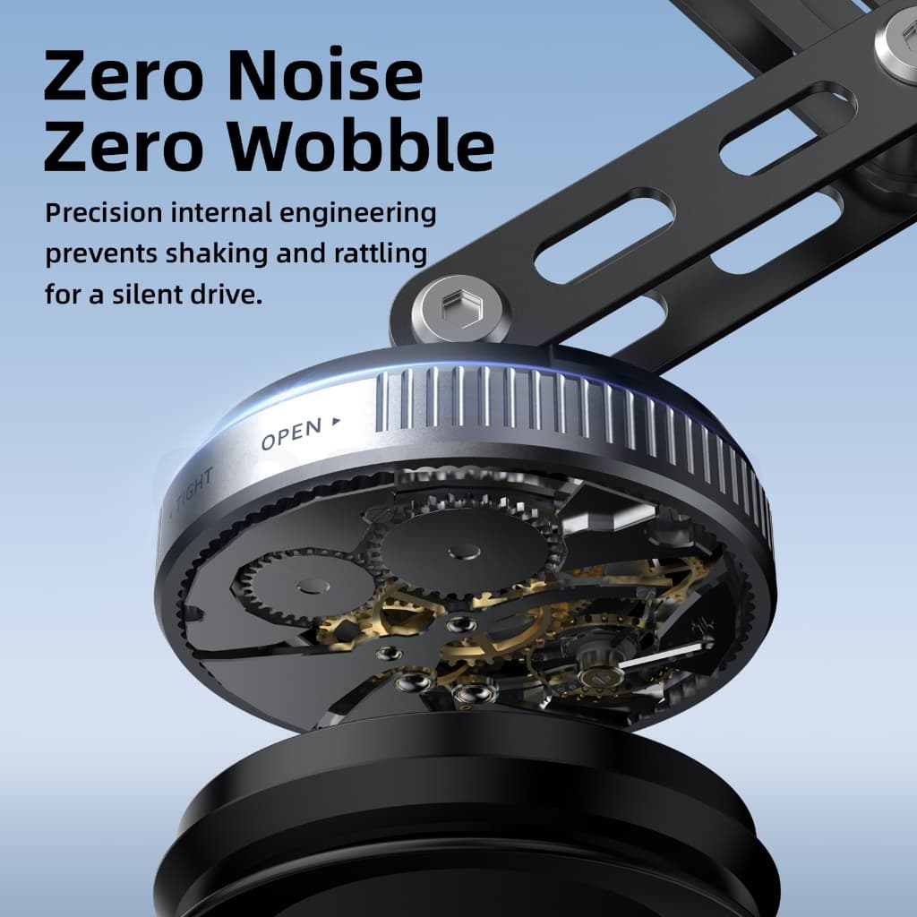 GOOJODOQ Magnetic Car Mount Secure ดูดสูญญากาศ 720° สร้างโลหะผสมไร้การสั่นไหวมุมมองหลายมุม รูปที่ 9