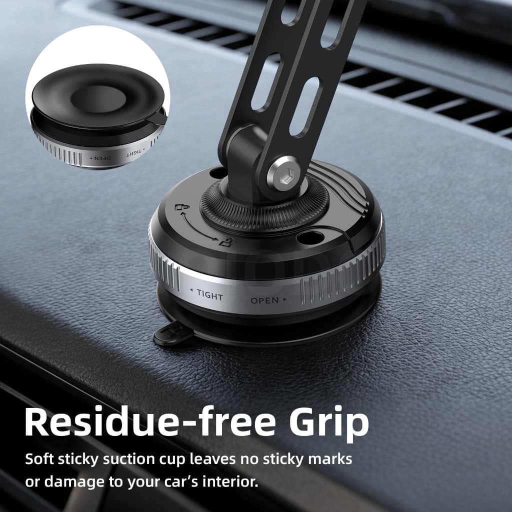 GOOJODOQ Magnetic Car Mount Secure ดูดสูญญากาศ 720° สร้างโลหะผสมไร้การสั่นไหวมุมมองหลายมุม รูปที่ 8