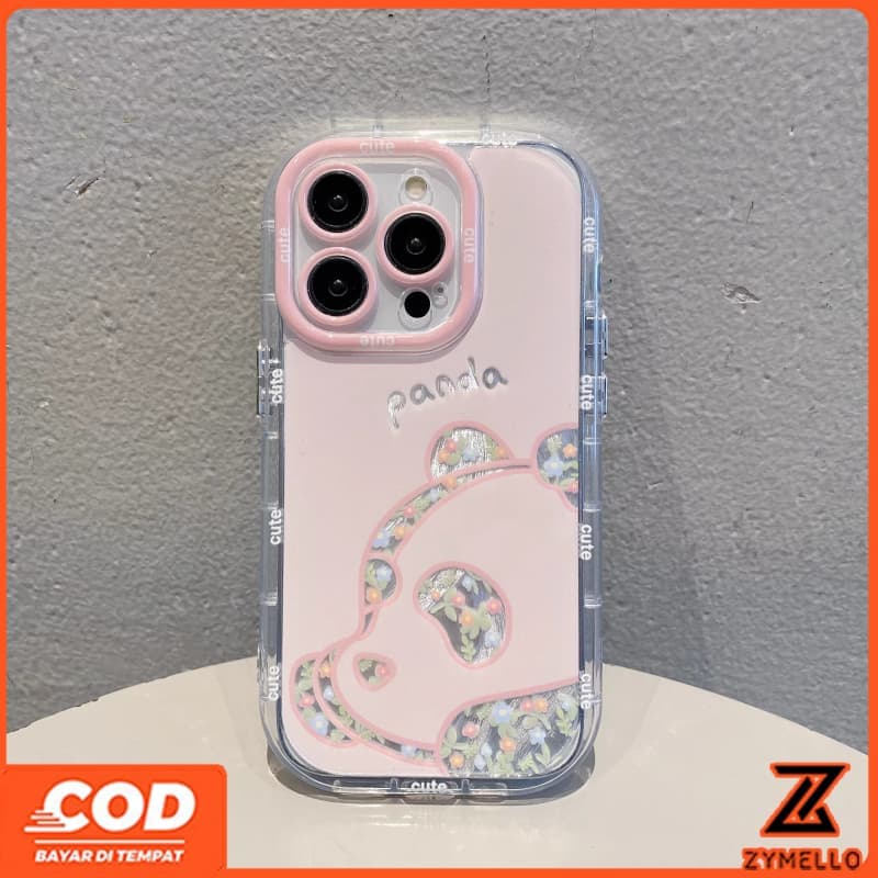 เหมาะสําหรับ OPPO A6X A5X A5 5G A5i A60 PRO A3 A3X A5 PRO A3 PRO A96 น่ารักการ์ตูนดอกไม้พิมพ์ตุ๊กตาหมีกันกระแทกและ drop-proof TPU เคสโทรศัพท์ รูปที่ 6