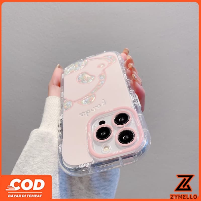 เหมาะสําหรับ OPPO A6X A5X A5 5G A5i A60 PRO A3 A3X A5 PRO A3 PRO A96 น่ารักการ์ตูนดอกไม้พิมพ์ตุ๊กตาหมีกันกระแทกและ drop-proof TPU เคสโทรศัพท์ รูปที่ 8